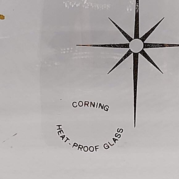Corning Starburst Glass Coffee Pot / Carafe (4 cups) MCM Atomic-NO LID - Picture 6 of 6